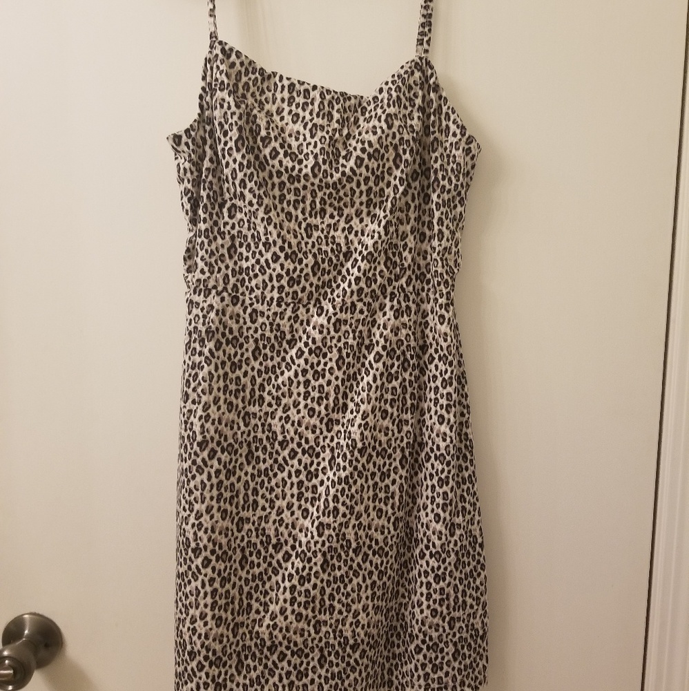 Lush leopard dress
